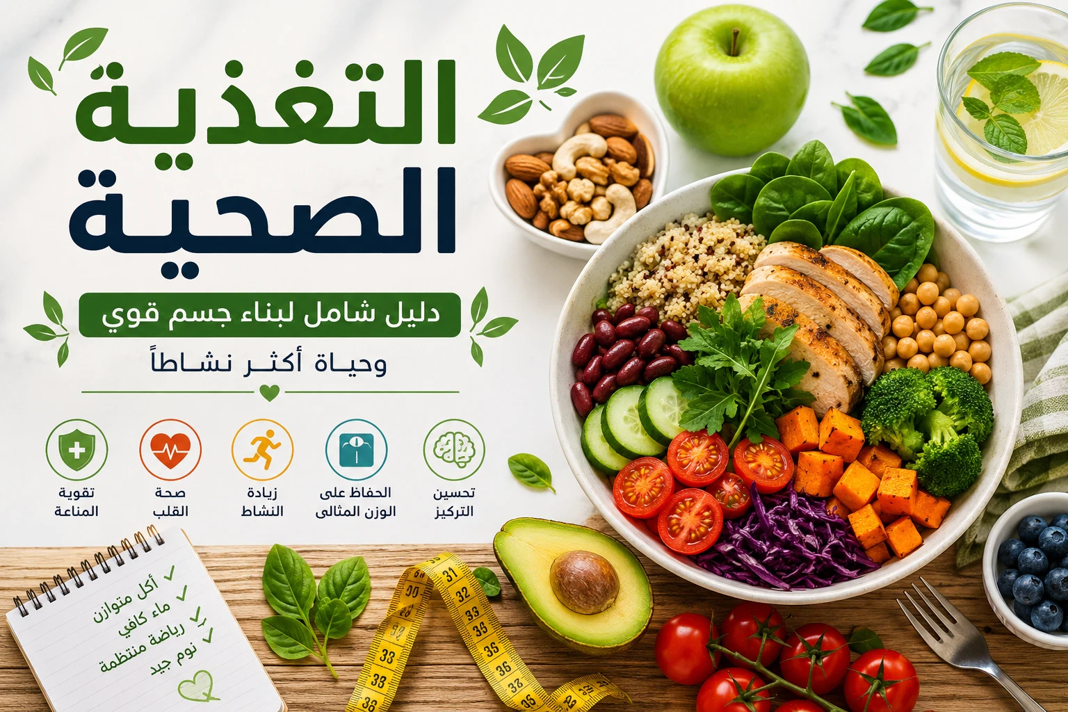 image about رحلتك نحو صحة أفضل تبدأ من طبقك: دليل التغذية الصحية