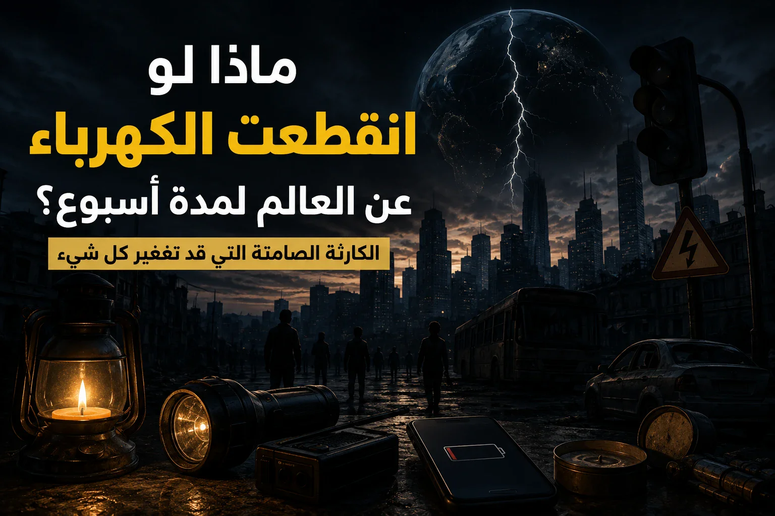 image about ماذا لو انقطعت الكهرباء عن العالم لمدة أسبوع؟ الكارثة الصامتة التي قد تغيّر كل شيء