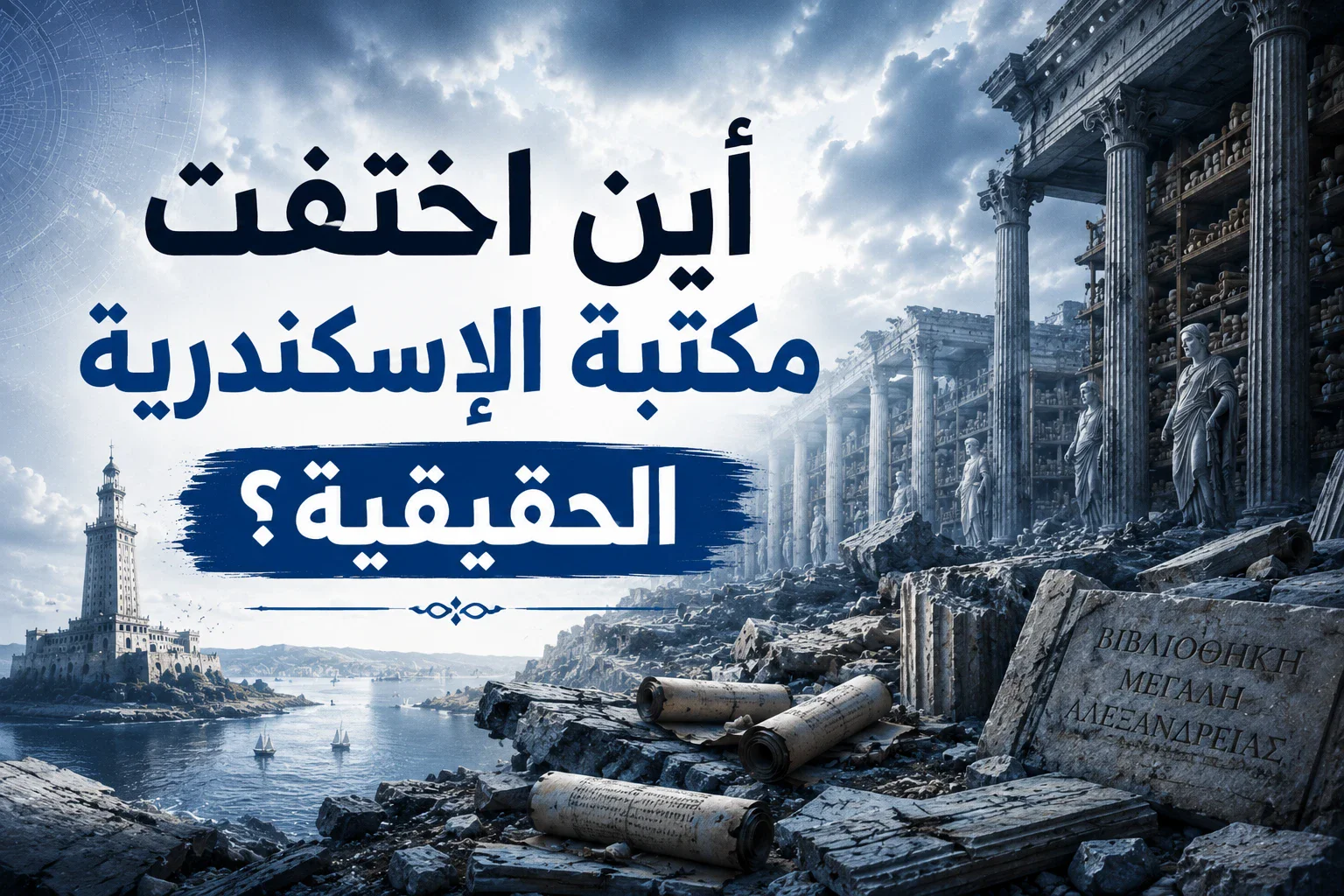 image about قصة اختفاء مكتبة الإسكندرية: هل احترقت حقاً أم تبخرت في الغموض؟