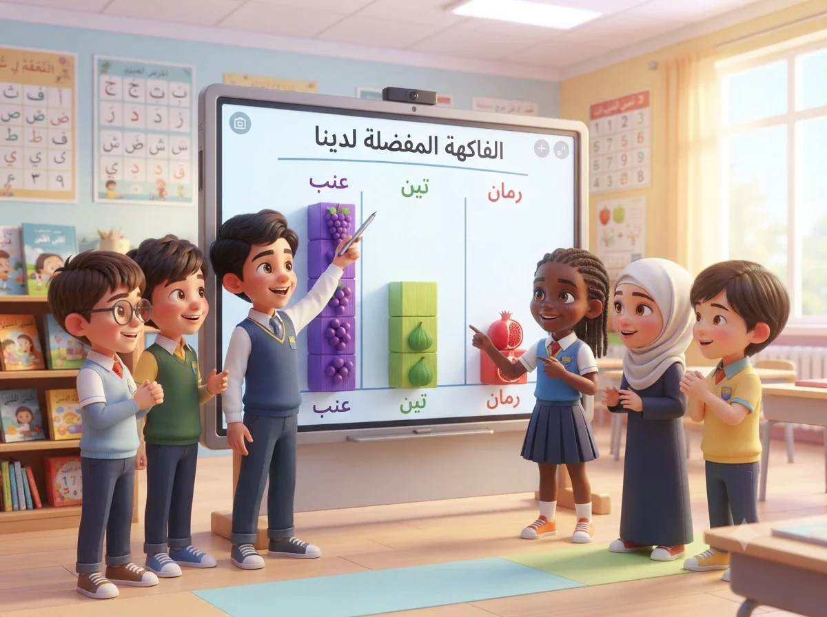 image about ساحرو البيانات الصغار ( الصف الثاني الابتدائي) : المغامرة الكبرى في عالم الأرقام والرسم البياني!