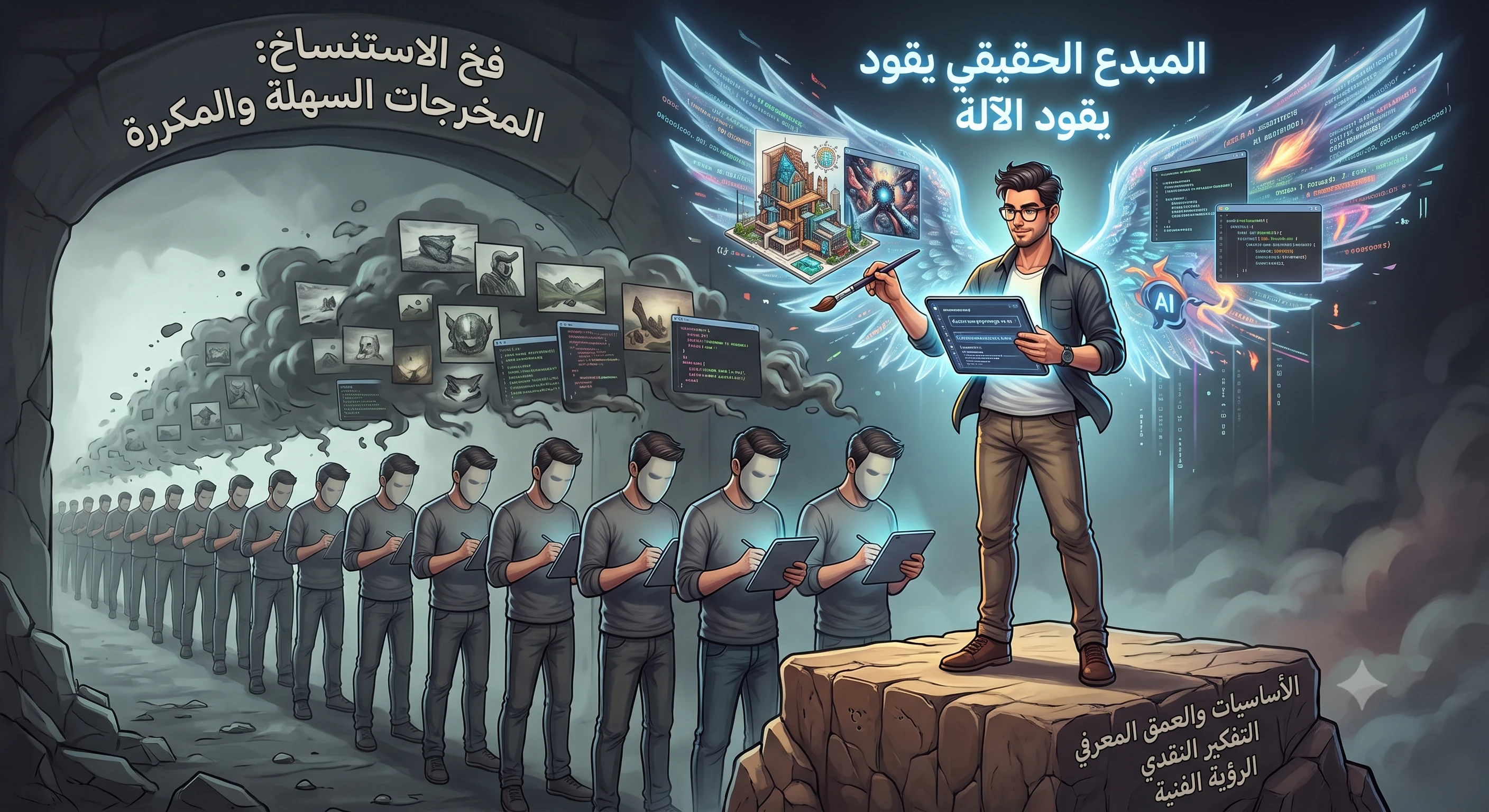 image about فخ الاستنساخ: لماذا لا يكفيك تعلم 