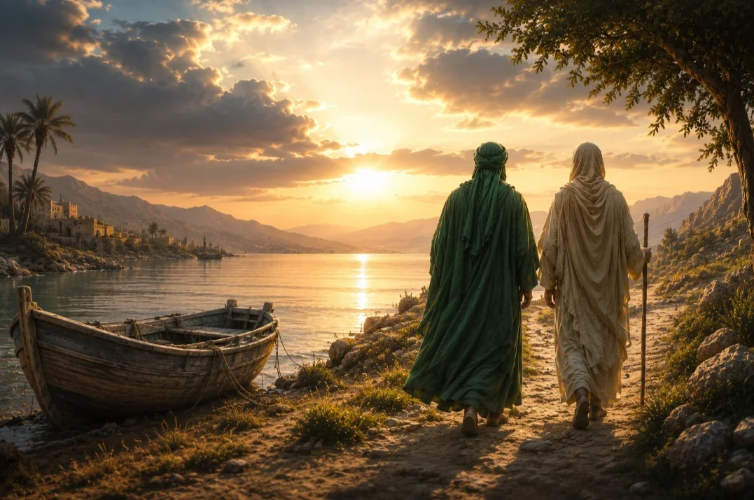image about قصة الخضر عليه السلام كاملة مع سيدنا موسى | أسرار الرحلة والدروس المستفادة من سورة الكهف