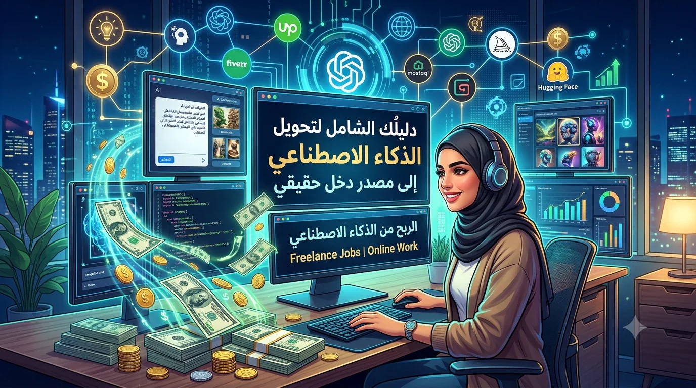 image about دليلُك الشامل لتحويل الذكاء الاصطناعي إلى مصدر دخل حقيقي