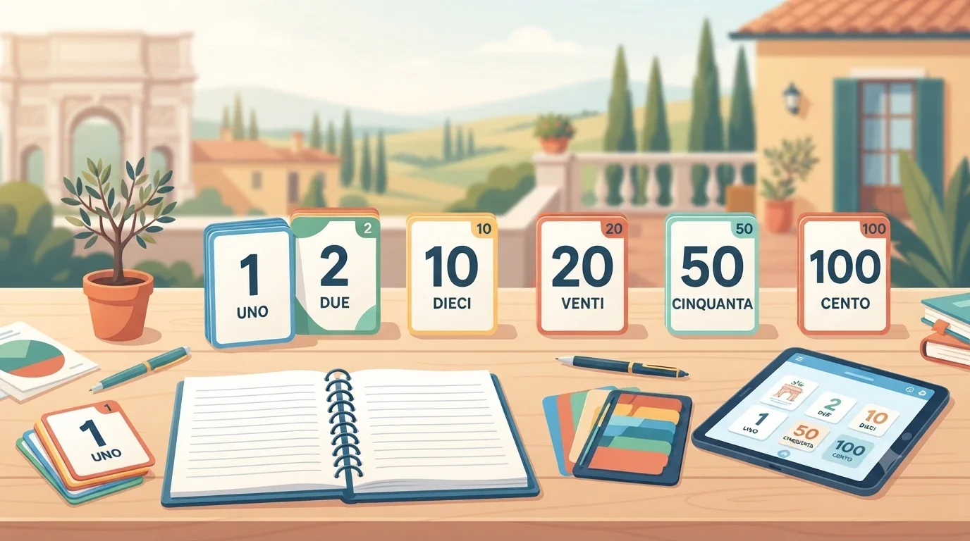 image about كيف تحفظ الأرقام بالإيطالية من 1 إلى 100 بسهولة؟
