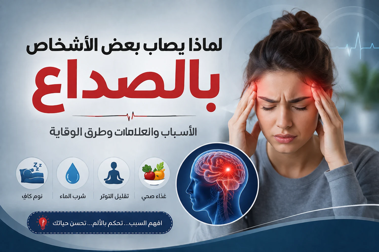 image about لماذا يصاب بعض الأشخاص بالصداع بشكل متكرر؟ الأسباب والعلامات التي لا يجب تجاهلها