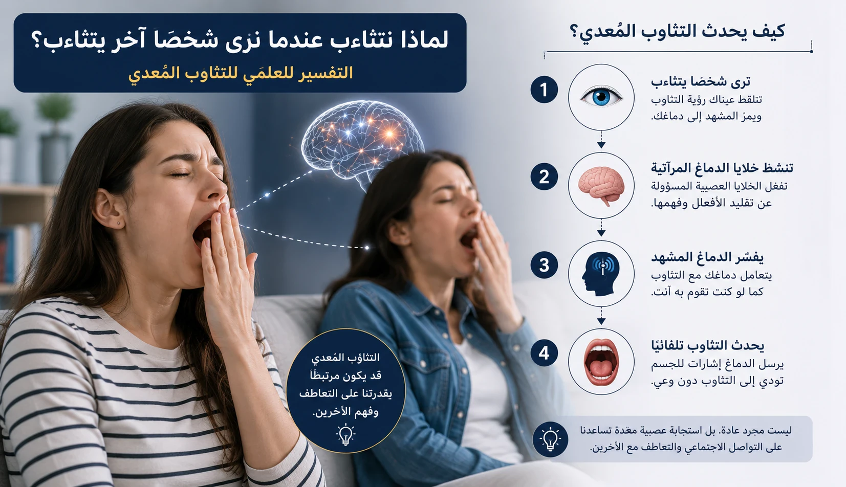 image about لماذا نتثاءب عندما نرى شخصًا آخر يتثاءب؟ التفسير العلمي الذي حيّر العلماء