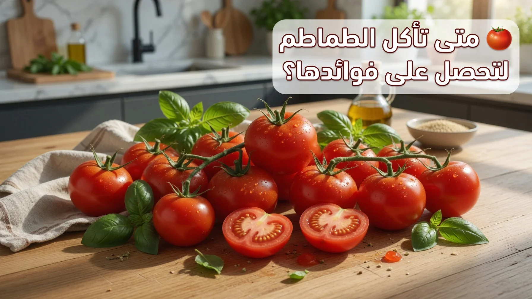 image about أفضل وقت لتناول الطماطم.. هل يؤثر التوقيت في الحصول على فوائدها الصحية؟