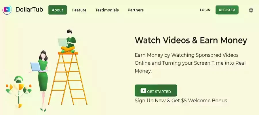 image about حقيقة موقع DollarTub  للربح من الانترنت 2026 | الربح من مشاهدة الفيديوهات والمهام | مراجعة كاملة + اثبات سحب 