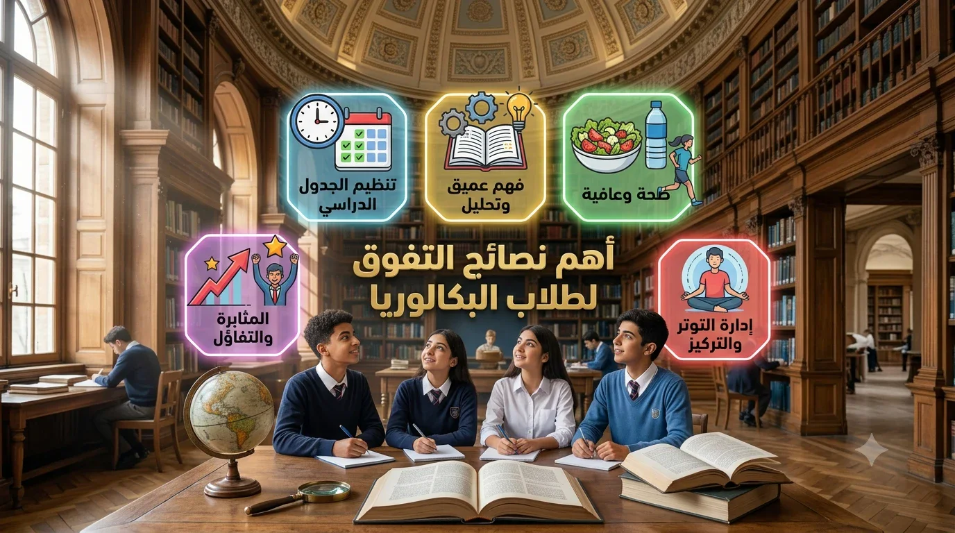 image about اهم النصائح و التفوق في البكالوريا: أسرار النجاح والتميز 