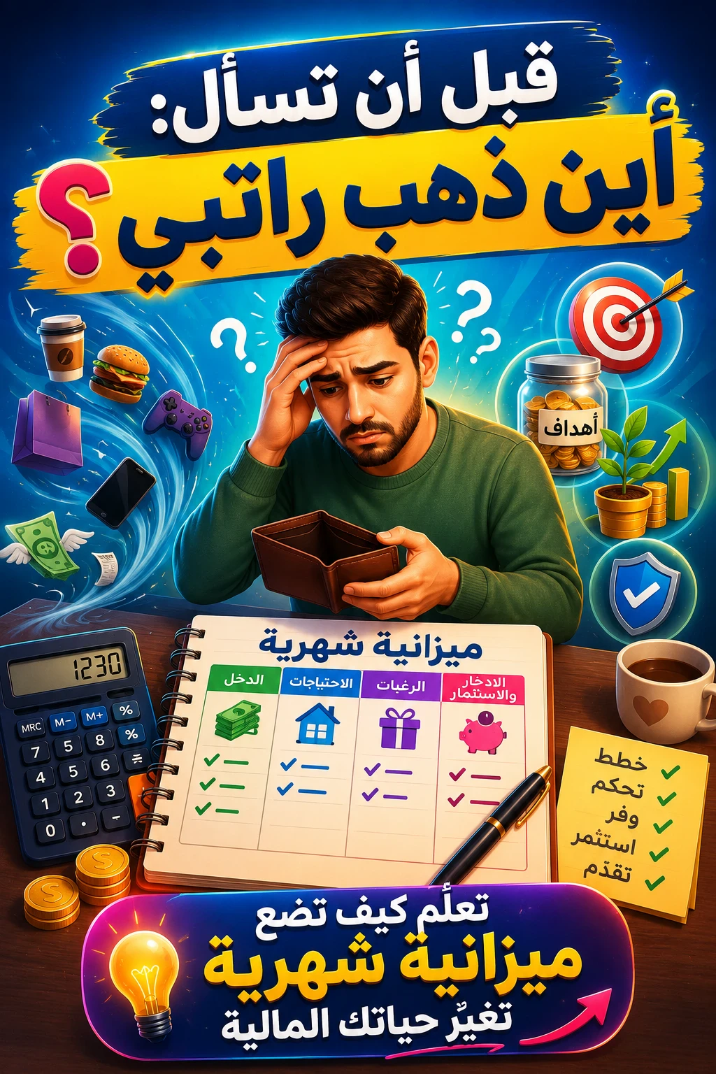 image about قبل أن تسأل: أين ذهب راتبي؟.. تعلّم كيف تضع ميزانية شهرية تغيّر حياتك المالية