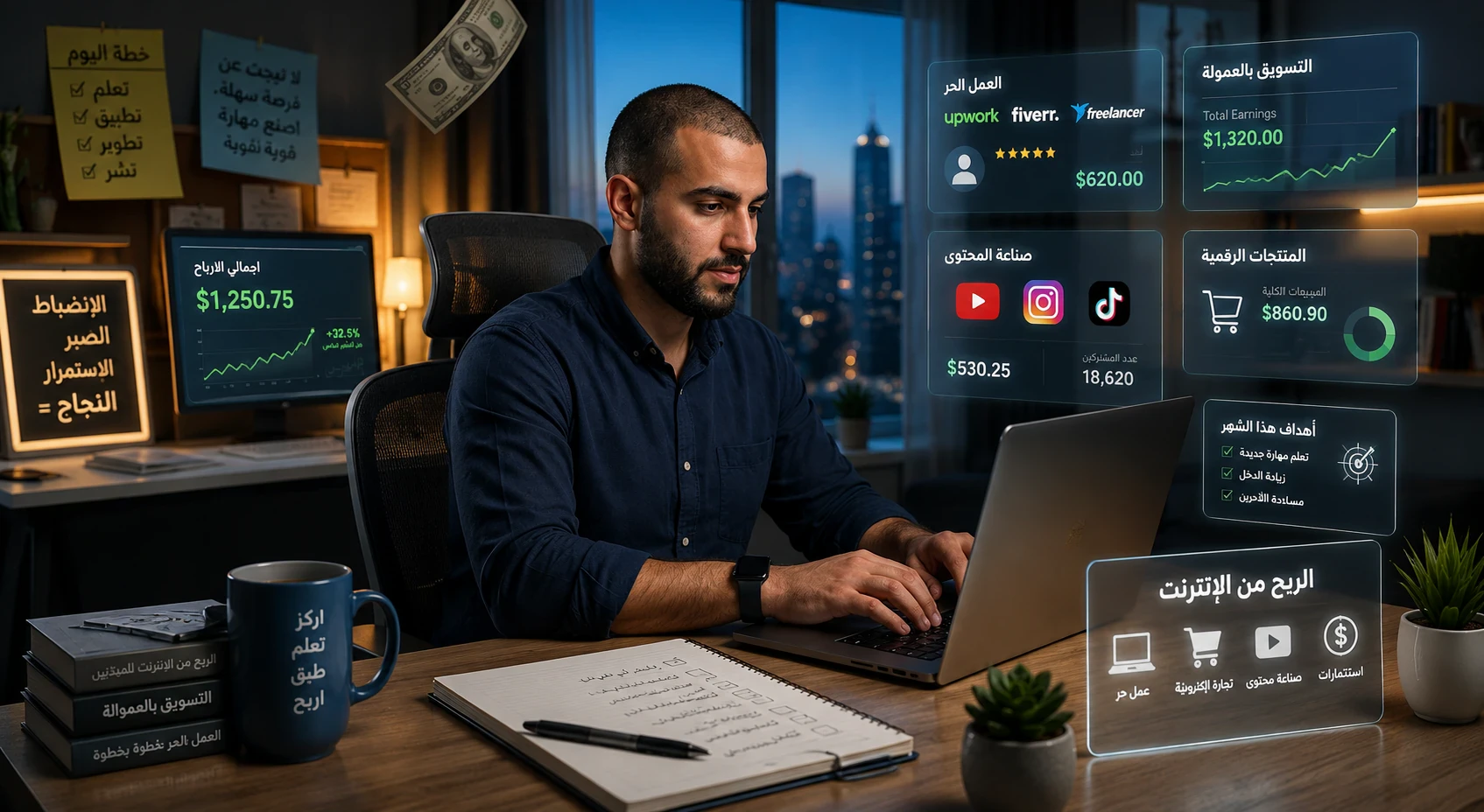 image about لماذا يفشل معظم المبتدئين في الربح من الإنترنت؟ 7 أخطاء تمنعك من تحقيق أول دخل حقيقي