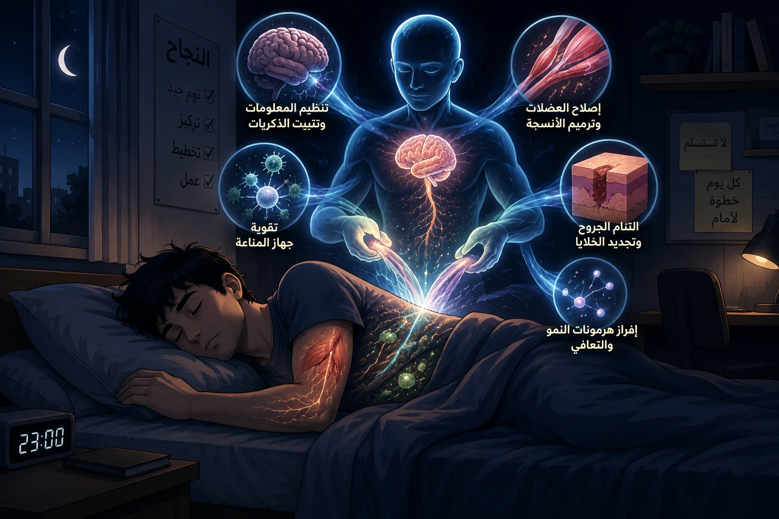 image about بين النجاح والصحة: قوة النوم التي لا يراها أحد