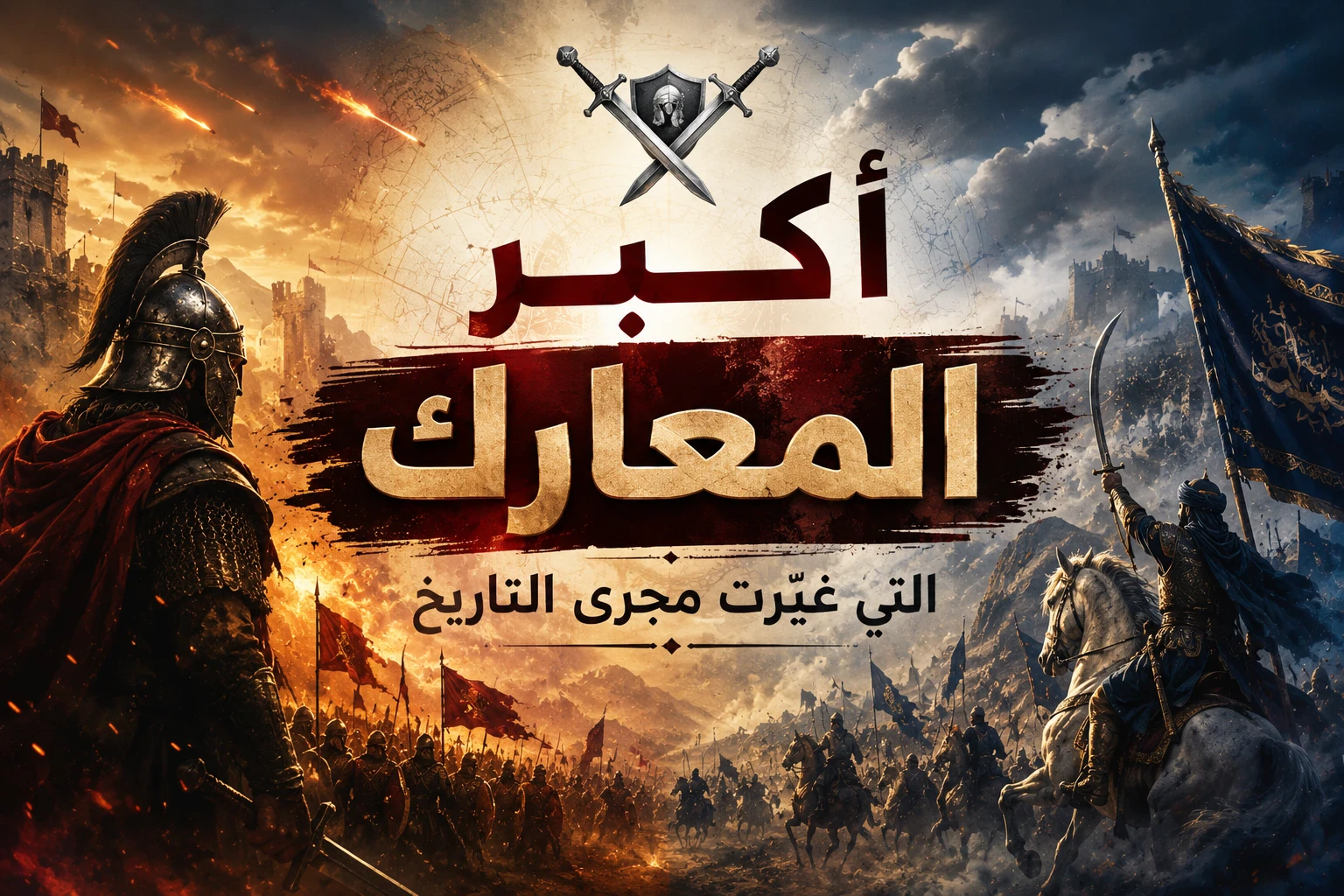 image about أبرز المعارك التاريخية الفاصلة ونقاط التحول الكبرى في التاريخ العسكري وصراع الحضارات وإعادة رسم الخرائط.