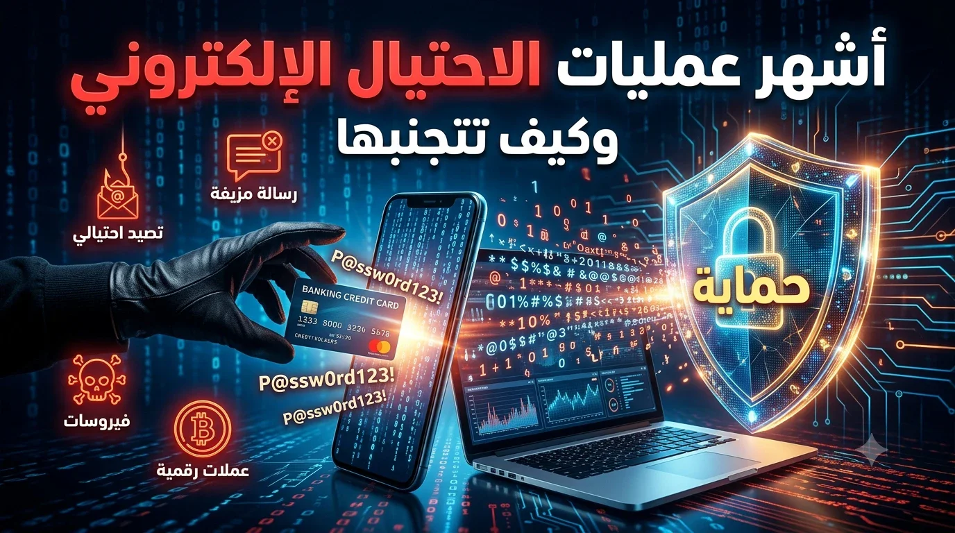 image about عمليات الاحتيال الإلكتروني ومشكلاتها وكيف تتجنبها دليل شامل لحماية نفسك على الإنترنت