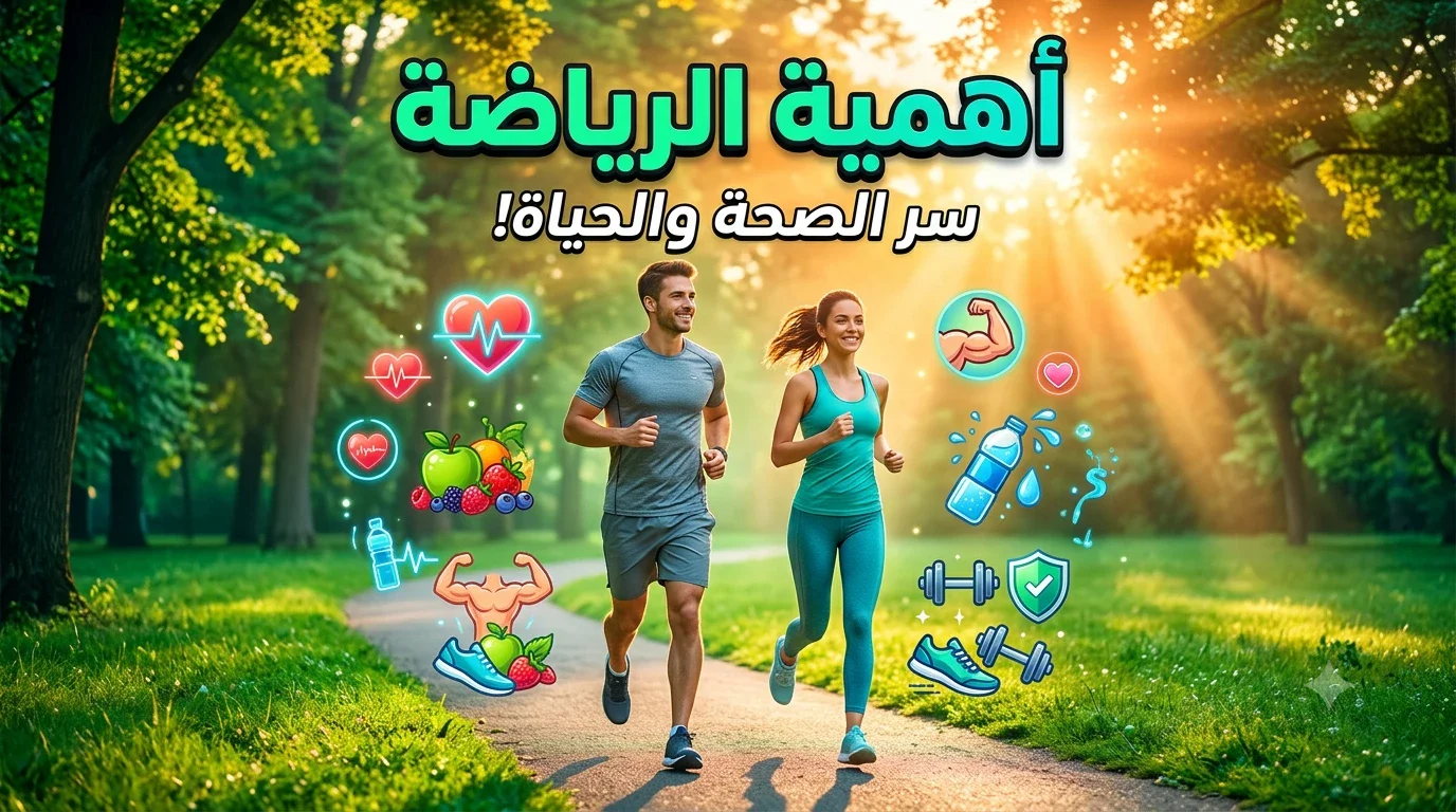 image about 🏃‍♂️ أهمية الرياضة لصحة الإنسان: سر الحياة الصحية والنشاط الدائم