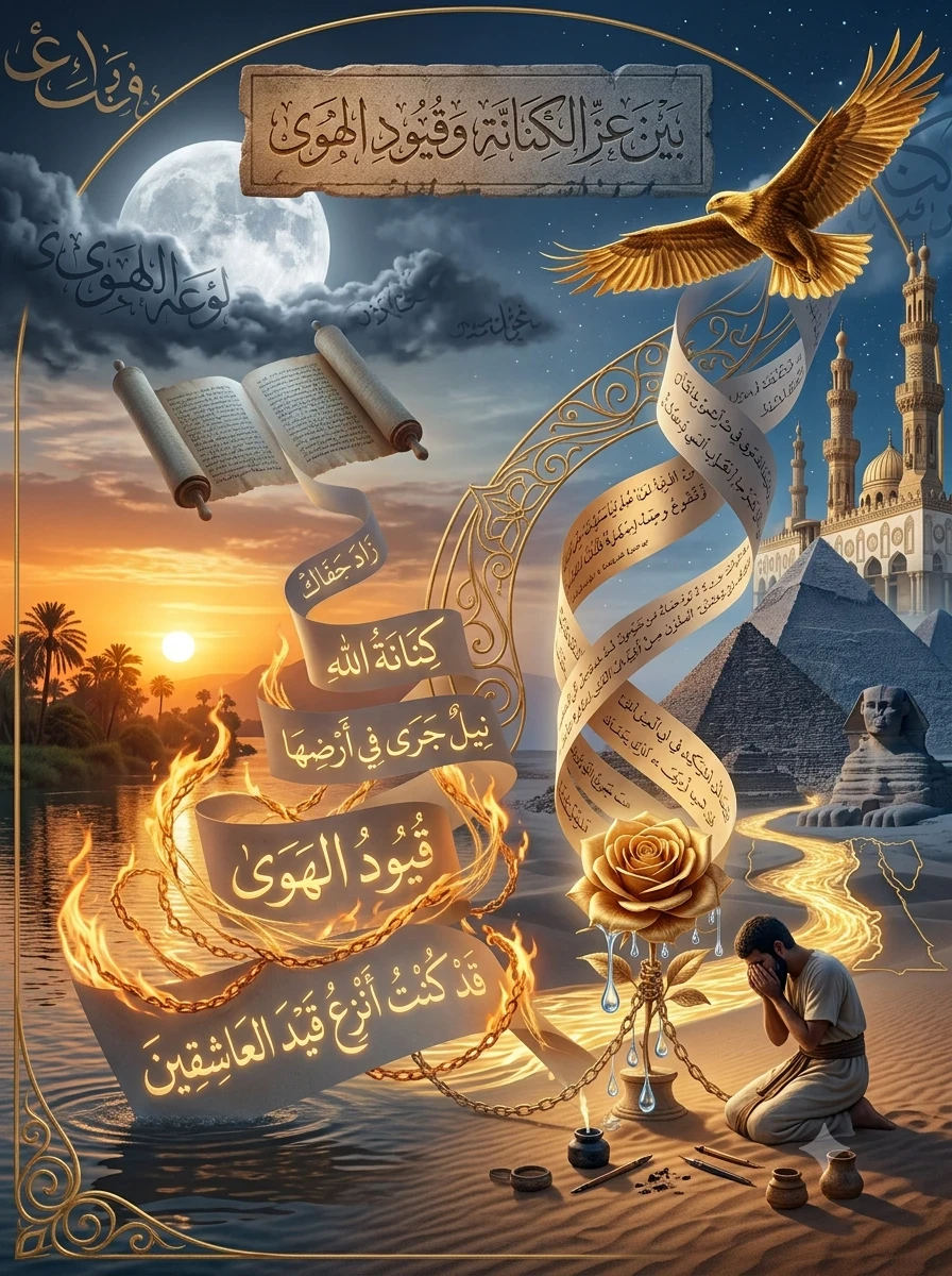 image about 📖 ديوان: «بَيْنَ عِزِّ الكِنَانَةِ وَقُيُودِ الهَوَى»