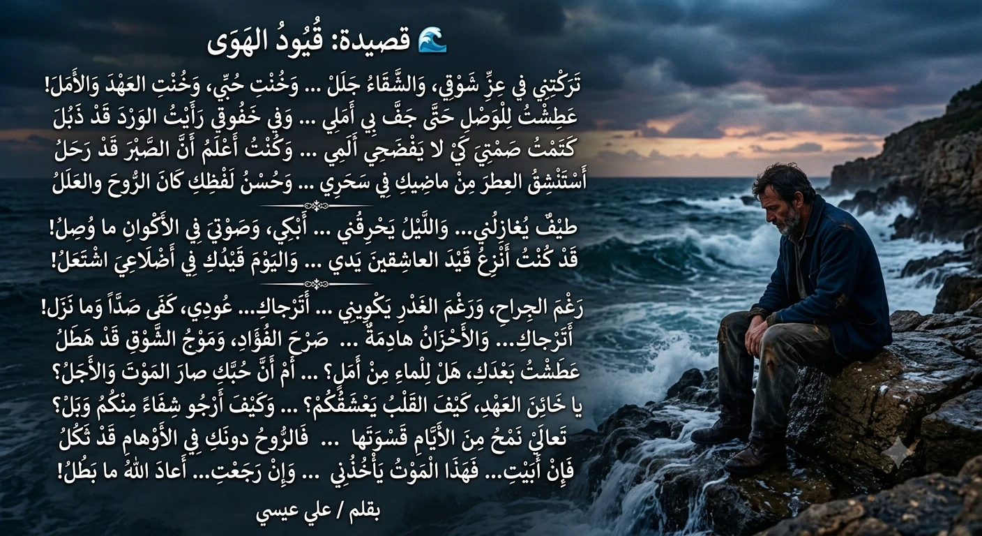 image about 📖 ديوان: «بَيْنَ عِزِّ الكِنَانَةِ وَقُيُودِ الهَوَى»