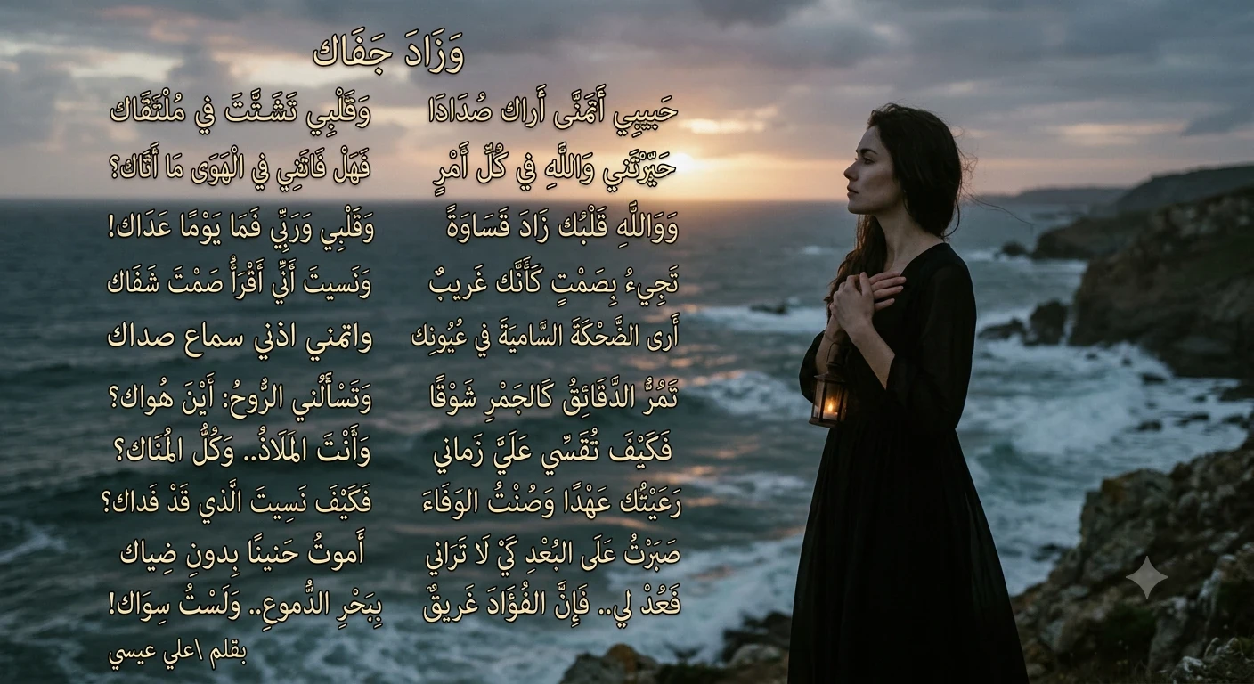 image about 📖 ديوان: «بَيْنَ عِزِّ الكِنَانَةِ وَقُيُودِ الهَوَى»