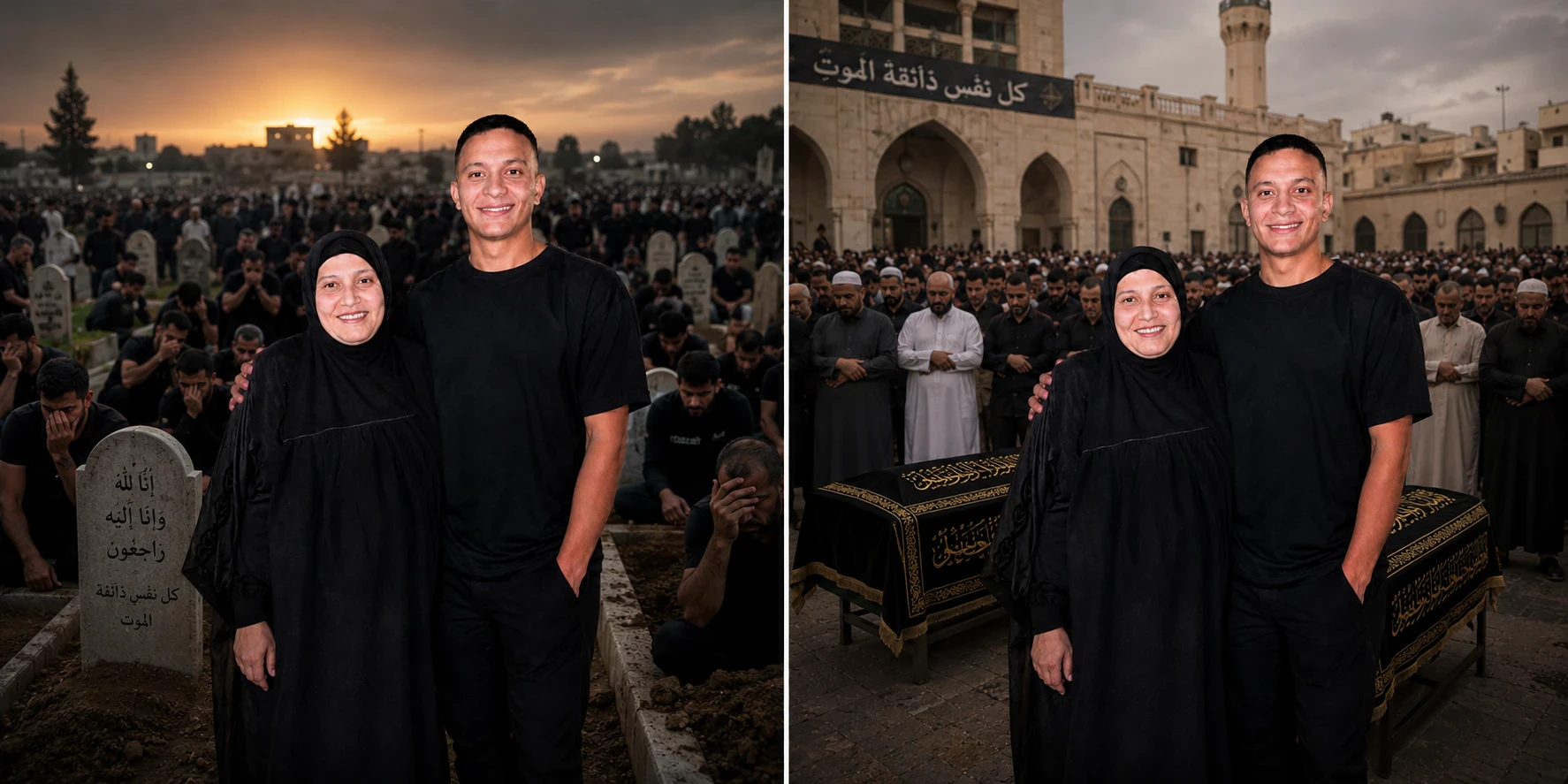 image about خرج يبحث عن لقمة العيش... فعاد جثمانًا، ولحقت به والدته بعد لحظات من وداعه