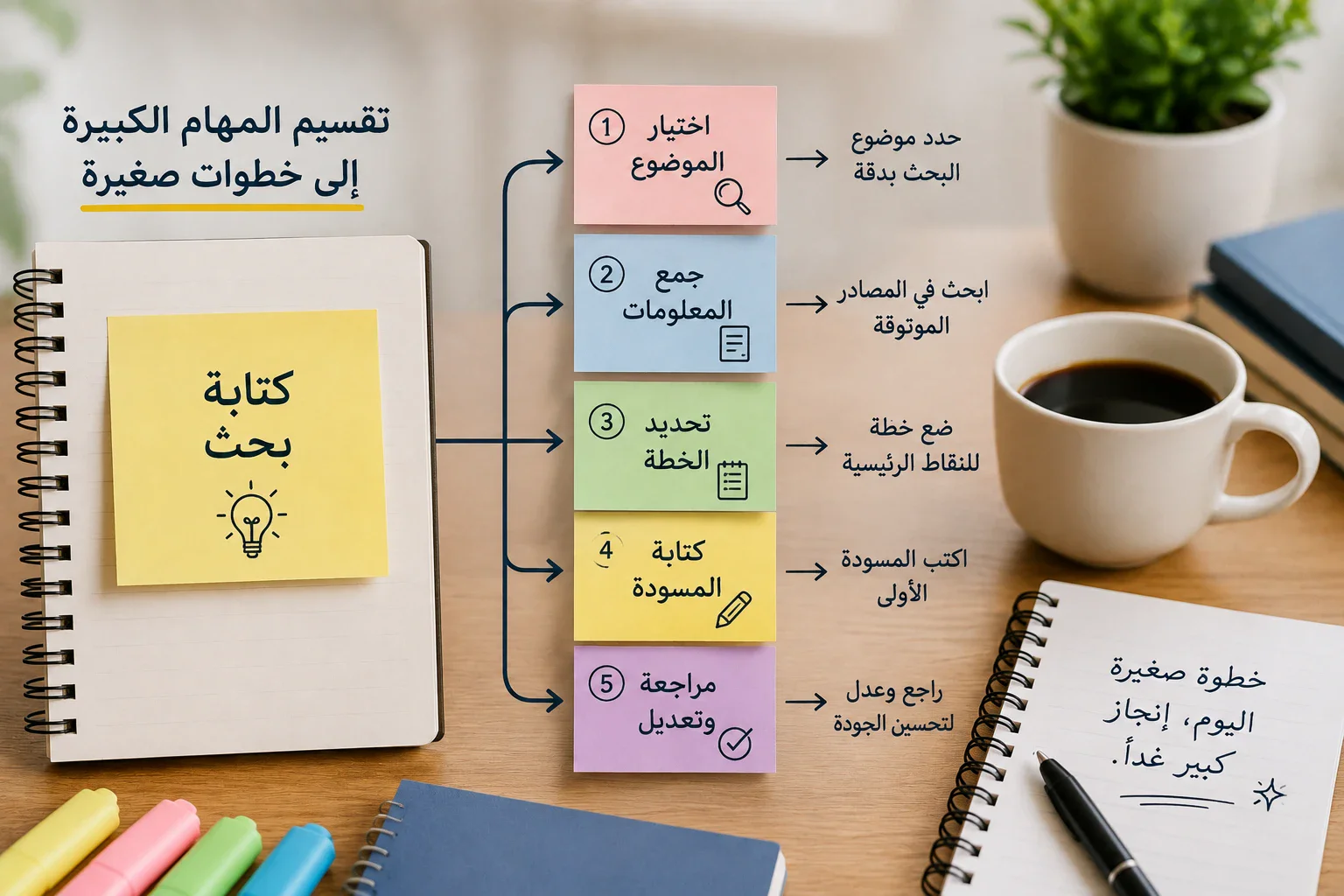 image about 5 عادات يومية تزيد الإنتاجية وتساعدك على تحقيق أهدافك