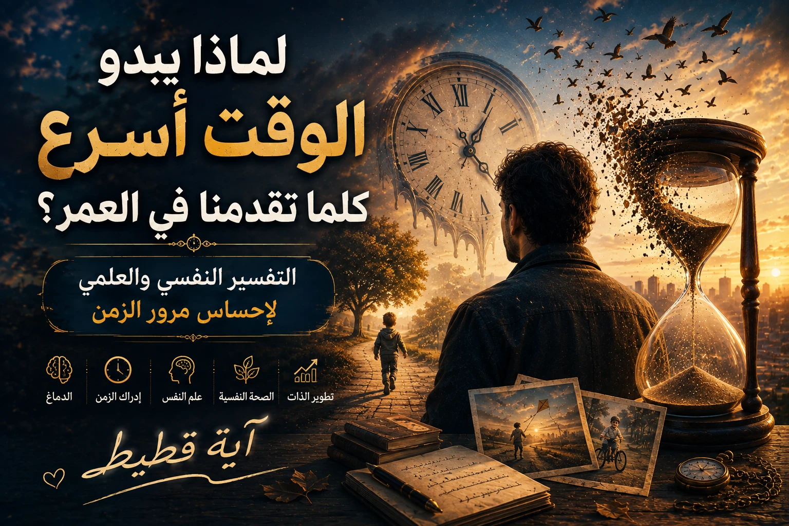 image about لماذا يبدو الوقت أسرع كلما تقدمنا في العمر؟ السر الذي يخفيه دماغك عن الزمن .