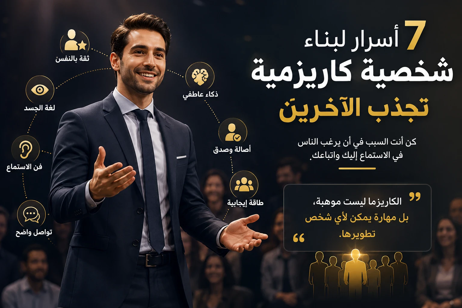 image about 7 أسرار لبناء شخصية كاريزمية تجذب الآخرين