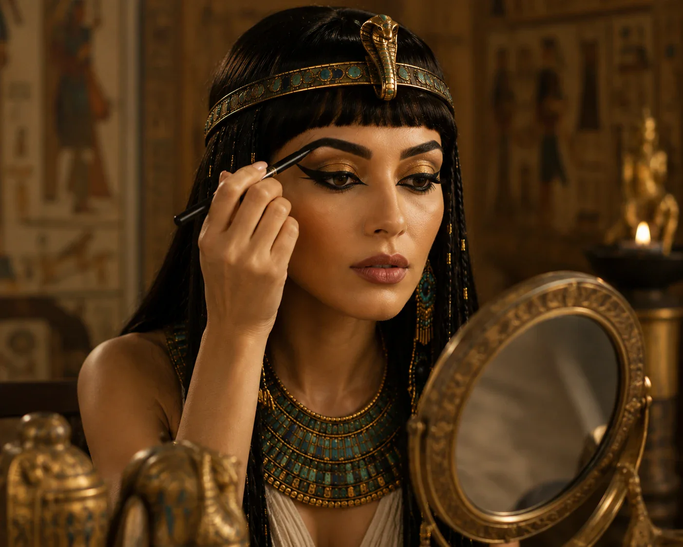 image about دليل المكياج المصري .. كوني كليوباترا