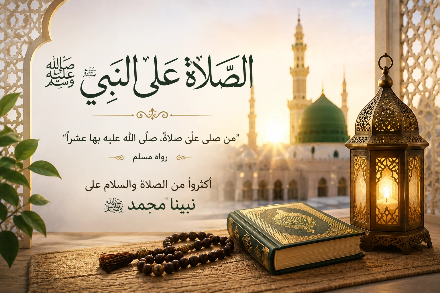 image about فضل الصلاة على النبي ﷺ وأفضل صيغها الصحيحة كما وردت في السنة
