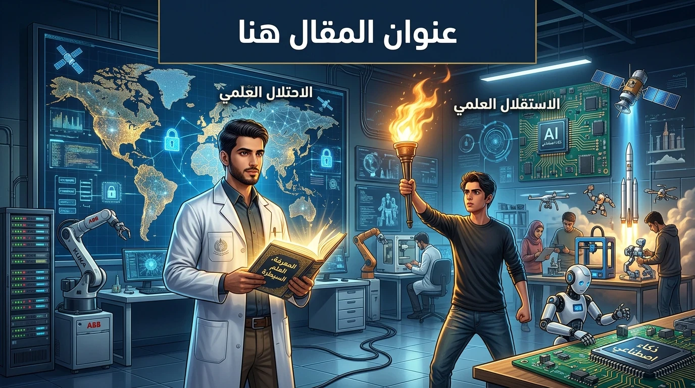 image about   الاحتلال العلمي.. كيف تصبح المعرفة سلاحًا للسيطرة على الدول؟