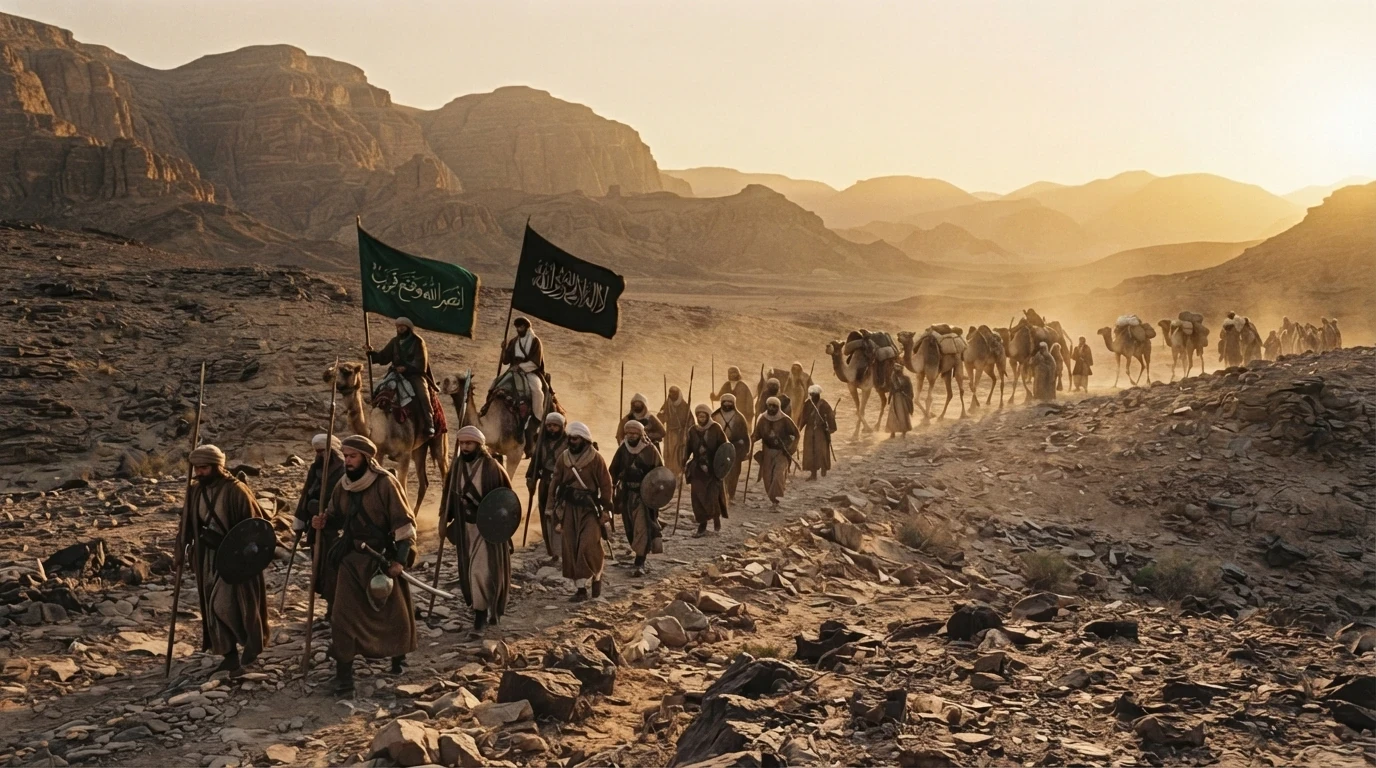 image about ذكاء النبي القيادي في غزوة الأبواء: أول غزوة في التاريخ الإسلامي
