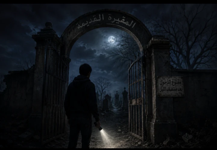 image about زائر المقابر بعد منتصف الليل 