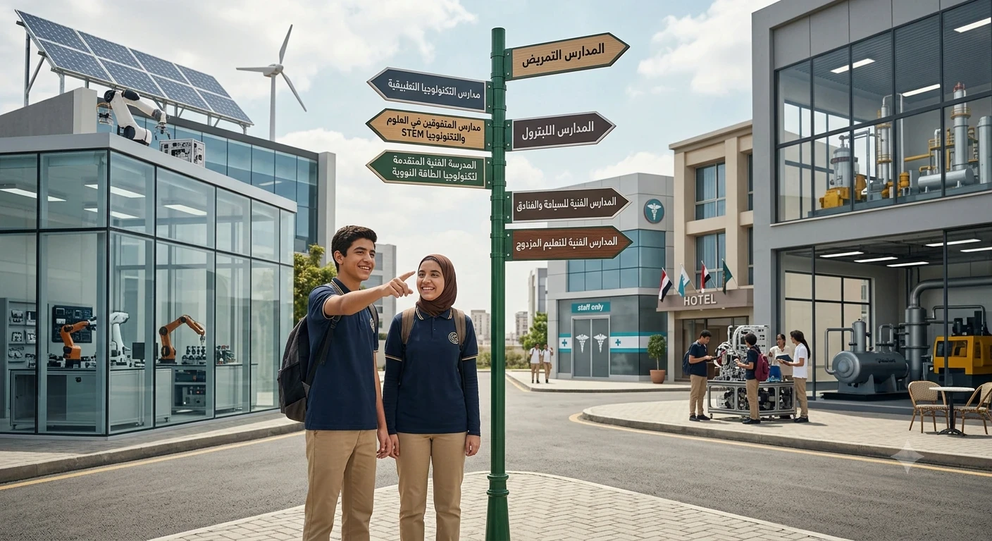image about أفضل المدارس بعد الإعدادية في مصر 2026.. 8 بدائل للثانوية العامة تضمن مستقبلًا واعدًا