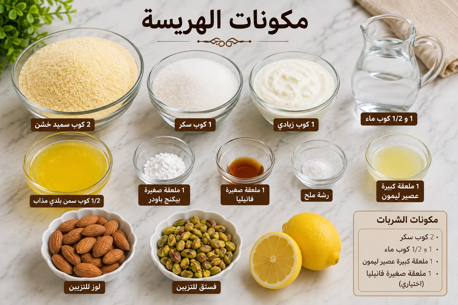 image about طريقة عمل الهريسة الاصلية في المنزل