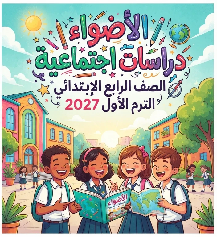 image about 📥 تحميل كتاب الأضواء دراسات اجتماعية الصف الرابع الابتدائي الترم الأول 2027 PDF أحدث إصدار | نسخة كاملة مجانية