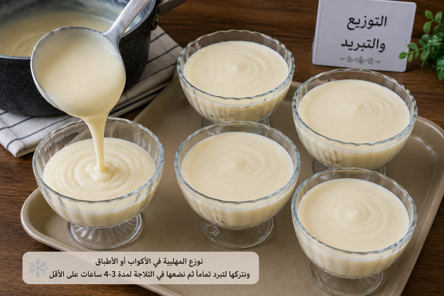 image about طريقة عمل مهلبية الفانيليا الاصلية في المنزل