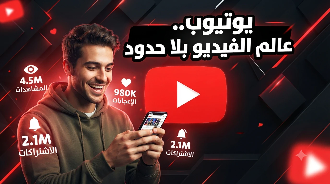 image about يوتيوب.. المنصة الأكبر لمشاركة الفيديوهات في العالم
