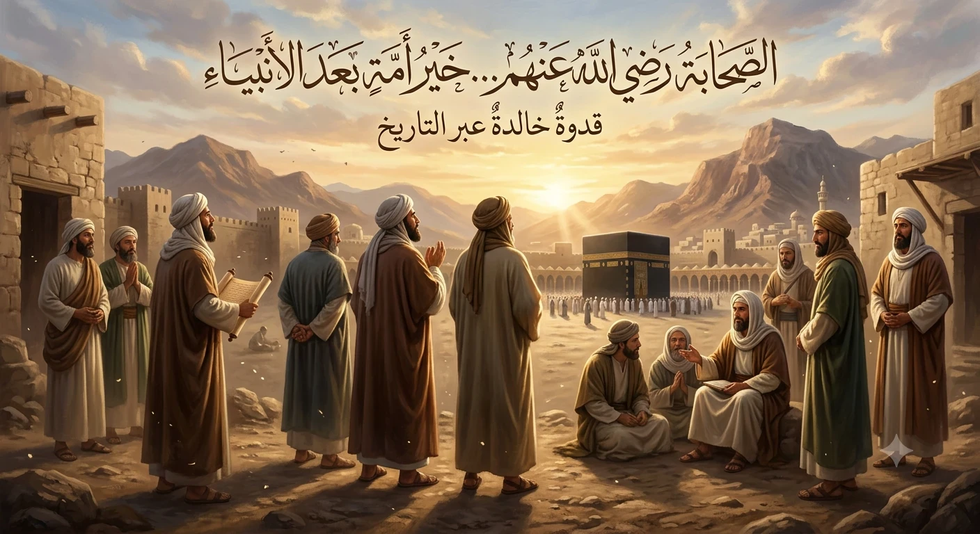 image about  الصحابة رضي اللَّه عنهم الذين حملوا النور للعالم