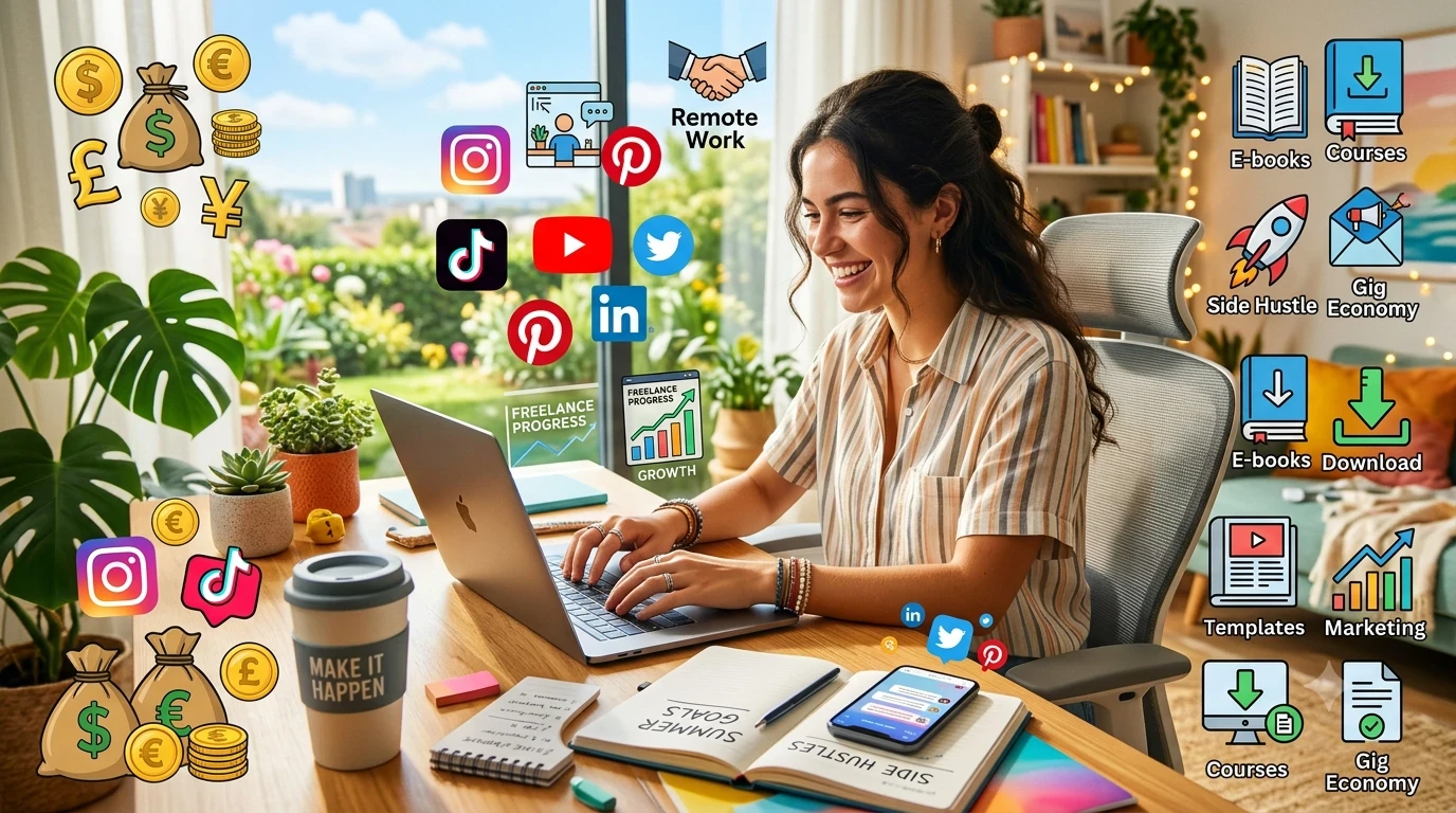 image about 💰 إجازتك كنز! 10 طرق للعمل التلقائي فلوس في الإجازة وتحويل وقت الفراغ إلى حالة حقيقية