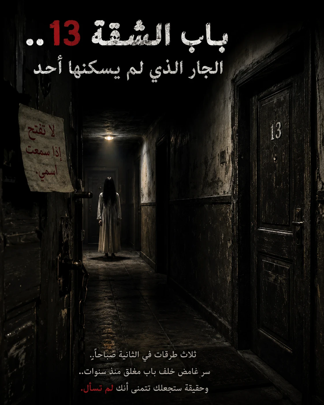 image about باب الشقة 13.. الجار الذي لم يسكنها أحد