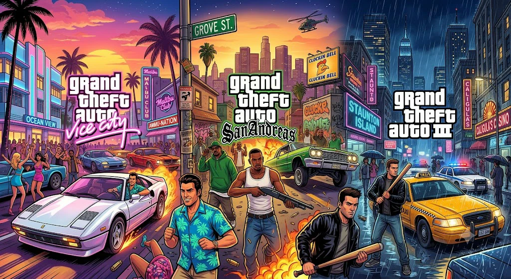 image about الدليل الشامل لسلسلة ألعاب GTA: تاريخ أسطورة عالم الألعاب من 1997 إلى 2026