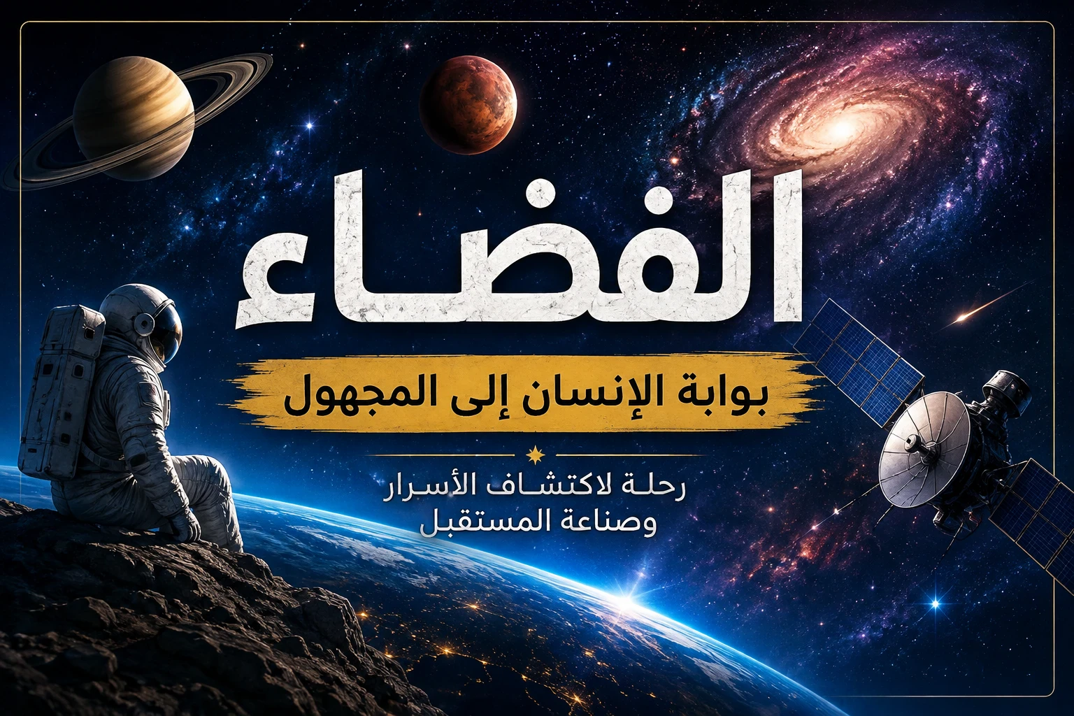 image about الفضاء... بوابة الإنسان إلى المجهول