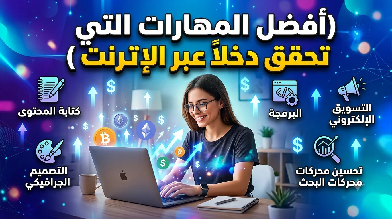 image about أفضل المهارات التي تحقق دخلًا عبر الإنترنت وكيف تختار المهارة المناسبة لك