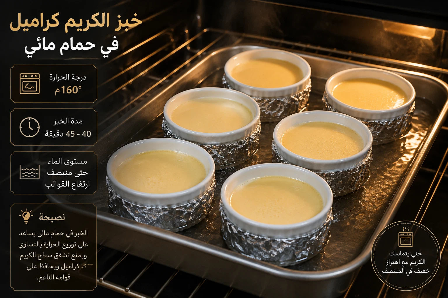 image about طريقة عمل الكريم كراميل في المنزل