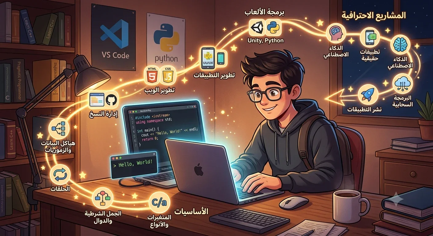 image about 🚀 تعلم البرمجة من الصفر إلى الاحتراف... الرحلة التي قد تغيّر مستقبلك إلى الأبد!