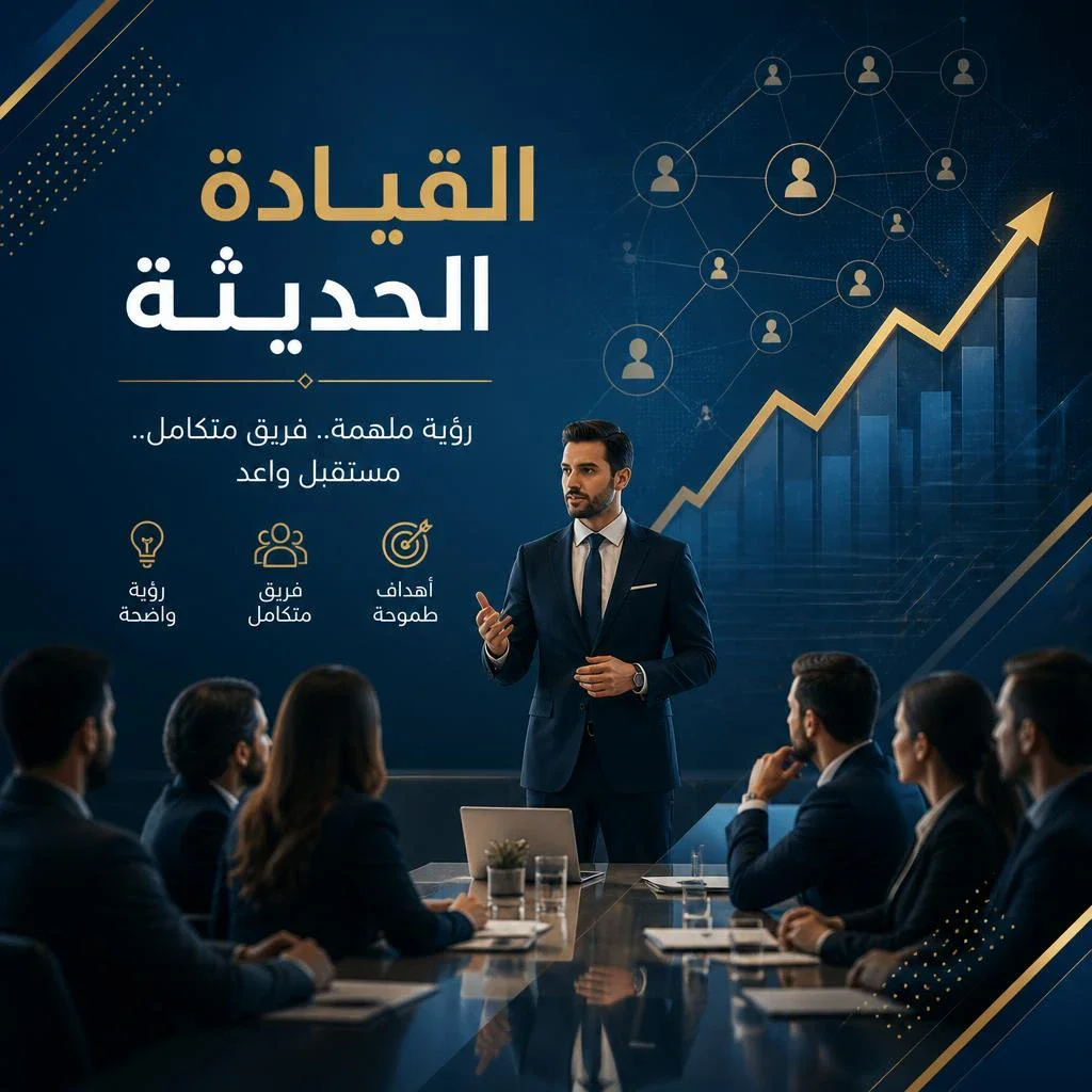 image about القيادة الإدارية الحديثة: ركيزة النجاح في بيئة الأعمال المتغيرة