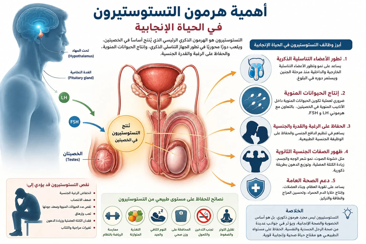 image about اهميه التستيرون في الصحه الانجابية