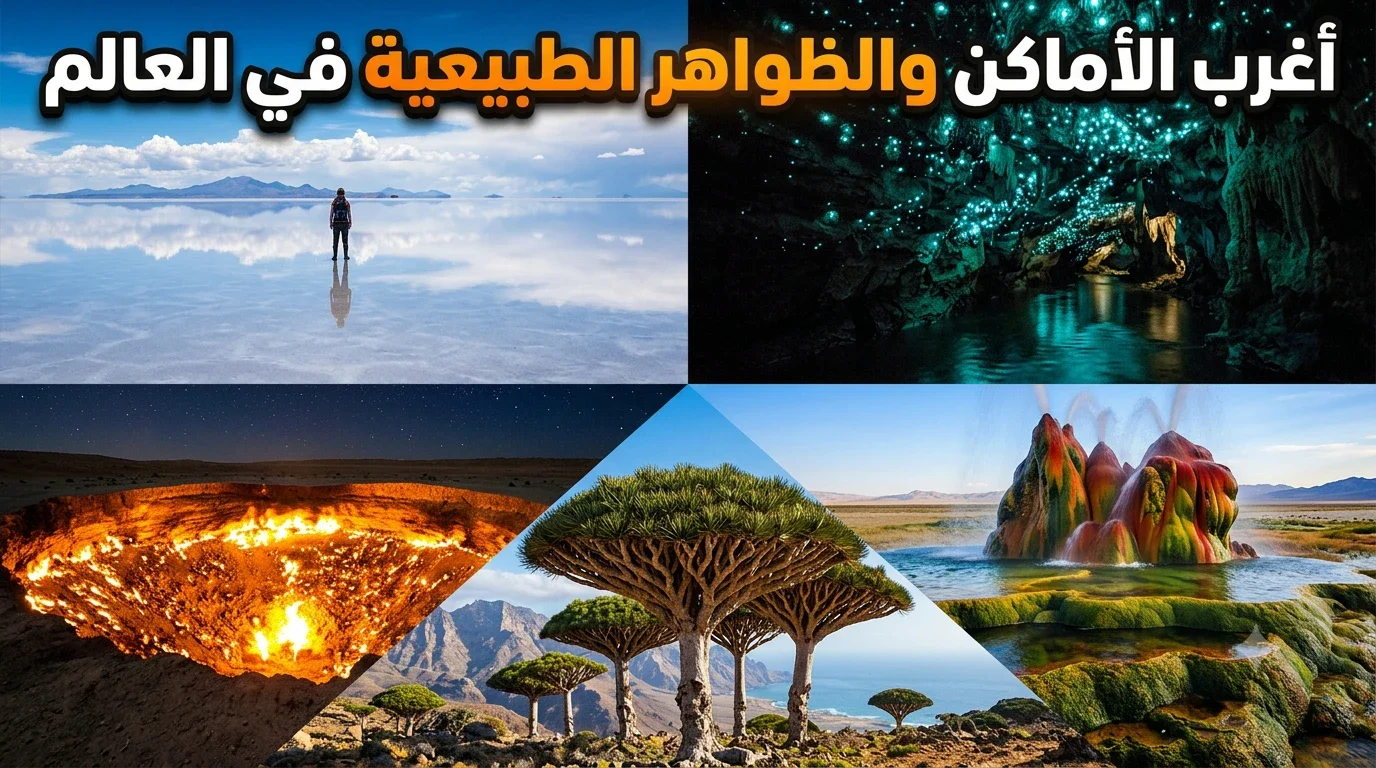 image about  أغرب الأماكن والظواهر الطبيعية في العالم