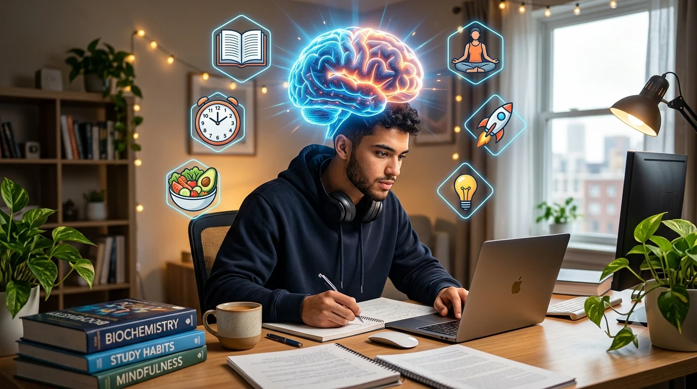 image about أفضل 10 طرق لزيادة قوة التركيز وتحسين الأداء العقلي