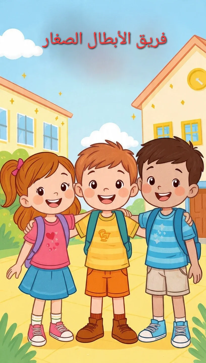 image about قصه فريق الأبطال الصغار