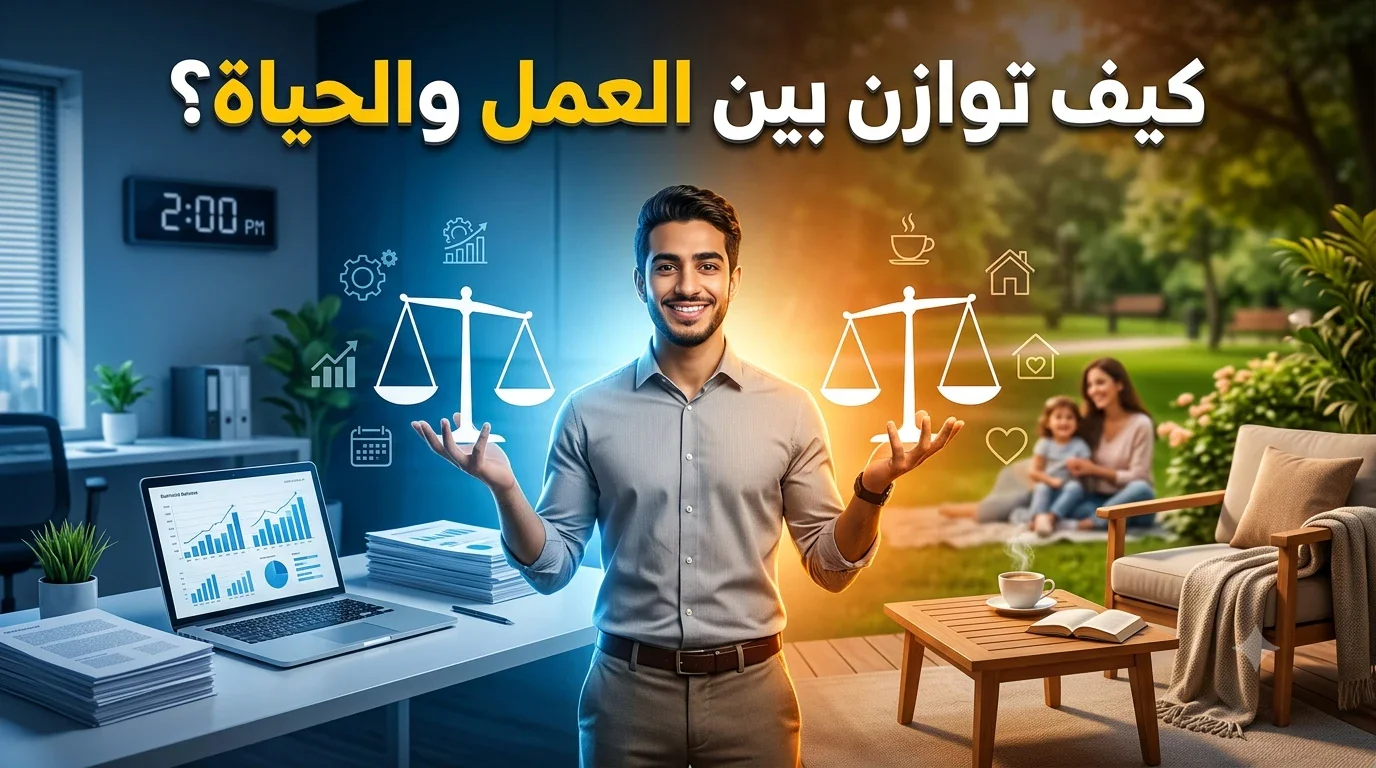 image about كيف توازن بين العمل والحياة؟ دليل عملي لحياة أكثر راحة وإنتاجية